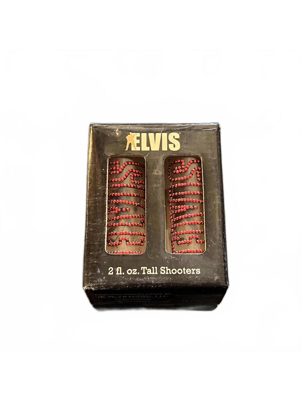 Elvis 2oz. Rhinestone Shooters Set